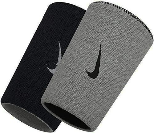 Muñequera Ancha De Tenis Nike Dri Fit Doble Vista Para Sudor