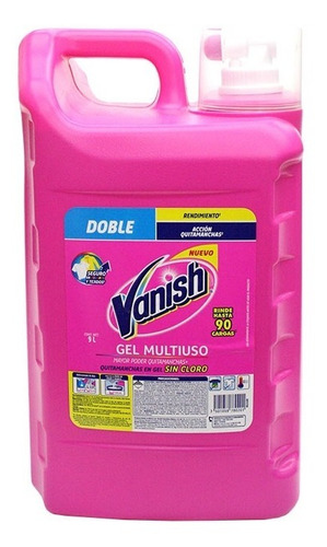 Vanish Líquido Quitamanchas Gel Para Ropa De Color 9 Litros