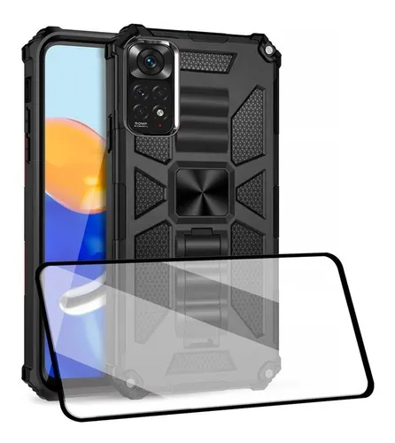 Funda Protector Uso Rudo con Clip más Mica de Cristal Gratis para Xiaomi  Redmi Note 10