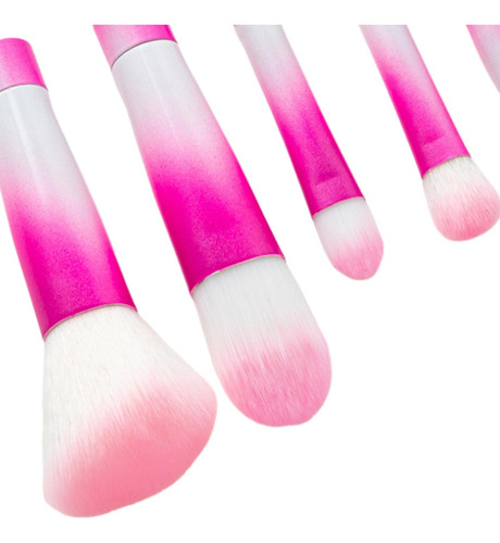 2 X 5 Piezas De Brochas Cosméticas Para Sombra De Ojos Con