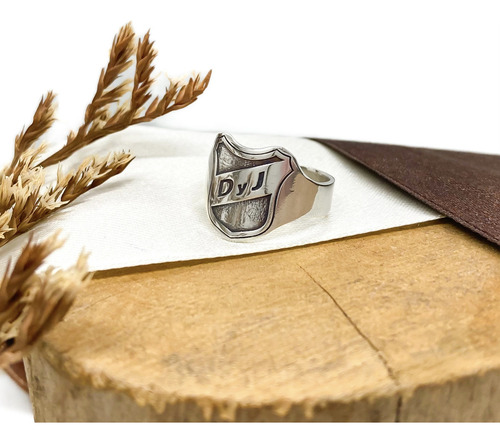Anillo Escudo Equipo Fútbol Argentina Defensa Y Justicia B - Mediano Plata 925