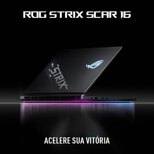 Notebook Gamer Rog Strix Scar 18 G835lx Nvidia Rtx5090 Intel Core Ultra 9 275hx 64gb Ram 4tb Ssd Windows 11 Home Tela 18 240hz Black - Sa013w