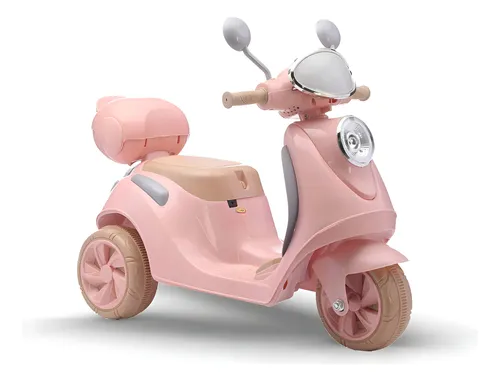 Moto Elétrica Infantil Scooter Bella Com Luzes E Sons T3 6v Bang ...
