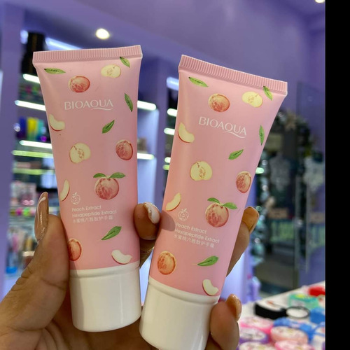 Crema Para Manos Durazno Y Hexapeptidos Bioaqua Durazno