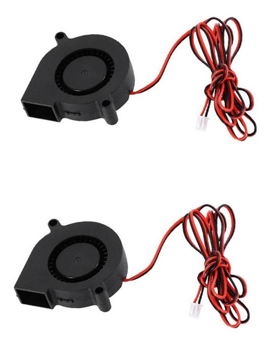 2 Piezas De Silent 24v 50mm 5015 Radial Ventilador