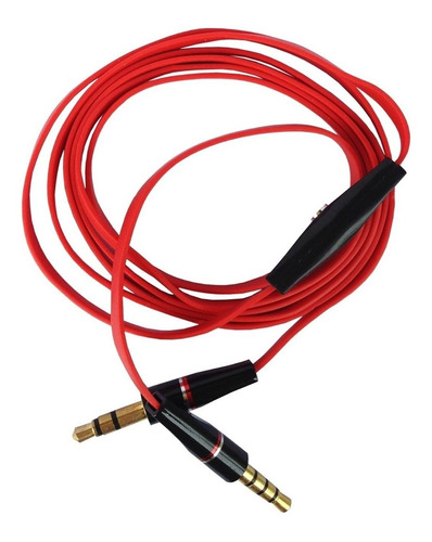 Cable Auxiliar Manos Libres Audio Con Microfono 1.5 M Plug