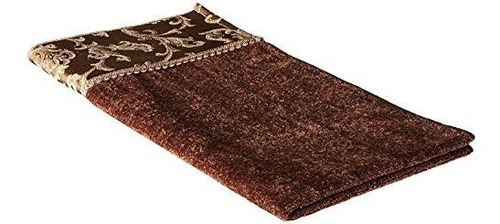 Avanti Linens 12282moc Damask Fringe Hand Towel, Mocha