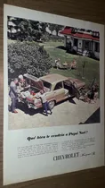 Comprar P54 Clipping Antigua Publicidad Automovil Chevrolet Año 1966