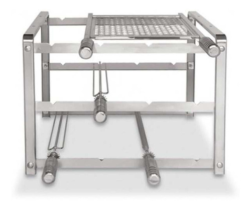 Kit Suporte 1004 Em Inox Premium - Giragrill