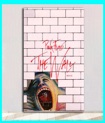 Cuadro Decorativo  Pink Floyd The Wall. Textura