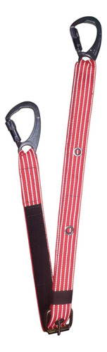 Bandola De Posicionamineto Linea De Vida Con Mosquetón 1.30-1.50 Naranja
