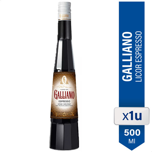 Licor Galliano Espresso Intense Dark Roast - 01almacen