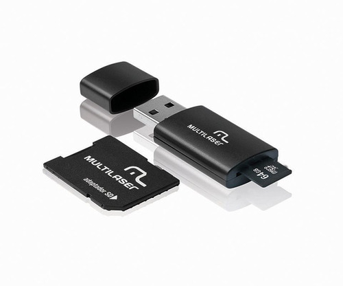 Cartão De Memória 3x1 64gb Classe 10 Com Kit Adaptador