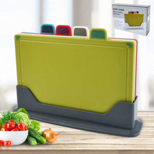 Tabla De Cortar De Cocina Multicolor Antibacteriana