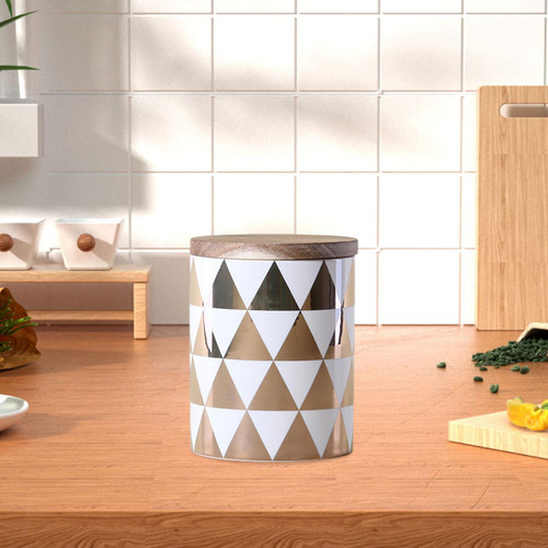 Tarro Nórdico Para Café, Té, Café, Triángulo Grande