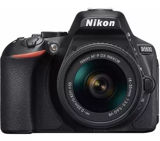Câmera Nikon D5600 Dslr Com Lente 18-55mm 24.2mp 12x S/juros