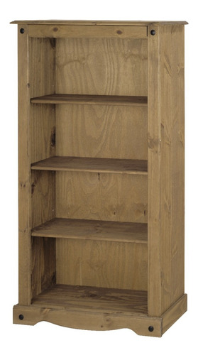 Estantería Madera Maciza Biblioteca Mueble Con Estantes