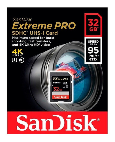 Cartão De Memória Sandisk Sd Sdhc 32gb