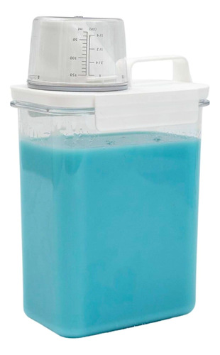 Kit 3 Dispenser Pote Hermético Organizador Lavanderia 1,8l