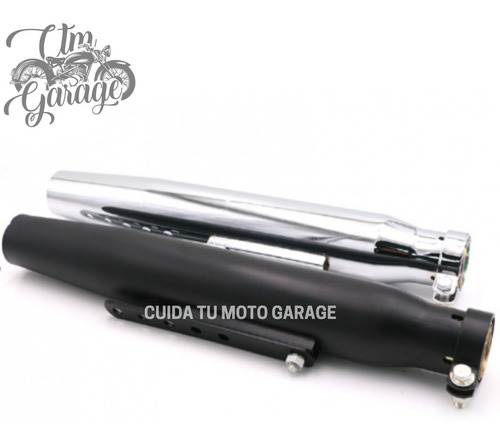 Muffler Escape Scarico Cafe Racer