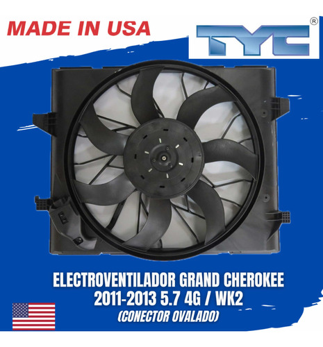 Electroventilador Grand Cherokee 4g Wk2 2011 2012 2013 5.7