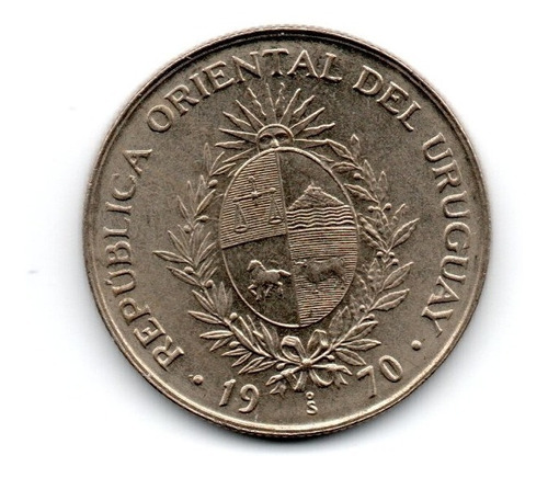 Uruguay Moneda 20 Pesos Año 1970 Km#56