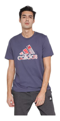 Camiseta adidas Masculina Estampada Casual/esportiva