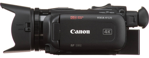 Videocámara Canon Vixia Hf G70 Uhd 4k Negra