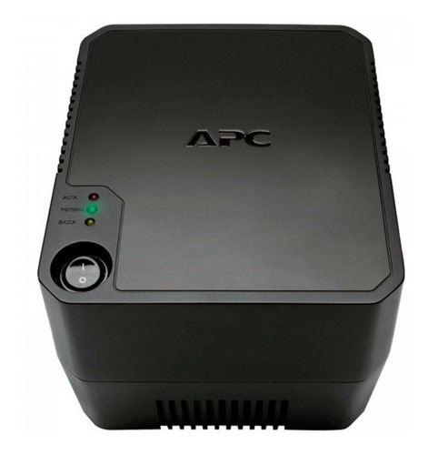 Estabilizador de tensão APC Sol G4 SOL1000G4BI-BR 1000VA entrada de 115V/220V e saída de 115V preto