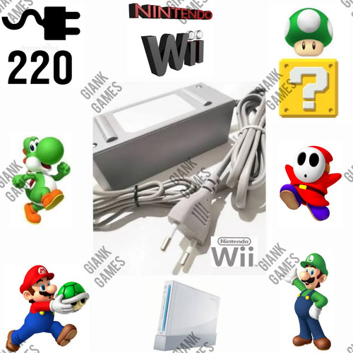 Fuente De Poder Original Para Nintendo Wii 220v Europea 