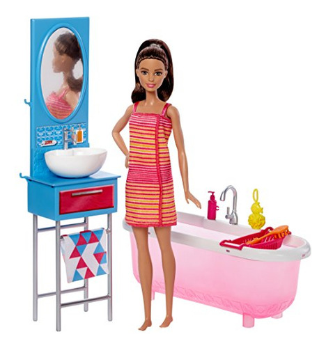 Baño Y Muñeca Barbie