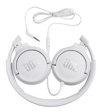 Fone De Ouvido Jbl T500 Branco White Jblt500wht Com Fio 