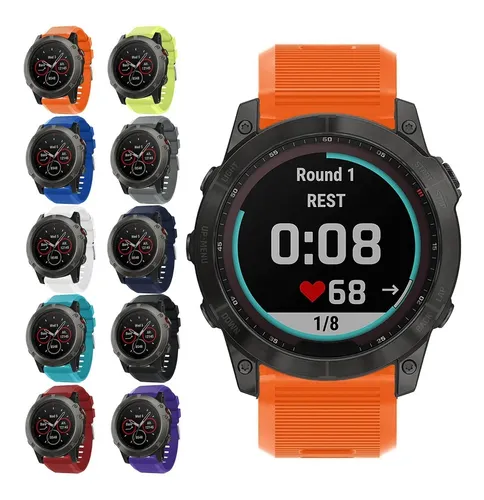 Combo 3 Extensibles Deportivos Para Garmin Fenix 5x + Mica