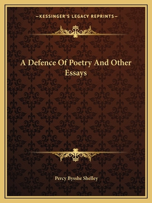 Libro A Defence Of Poetry And Other Essays - Shelley, Per...