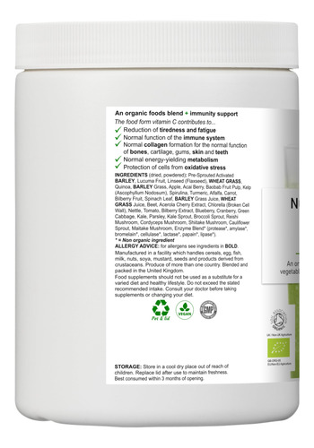 Nutrixpro Green Complete Mezcla Orgánica Vegetales 10.58 Oz