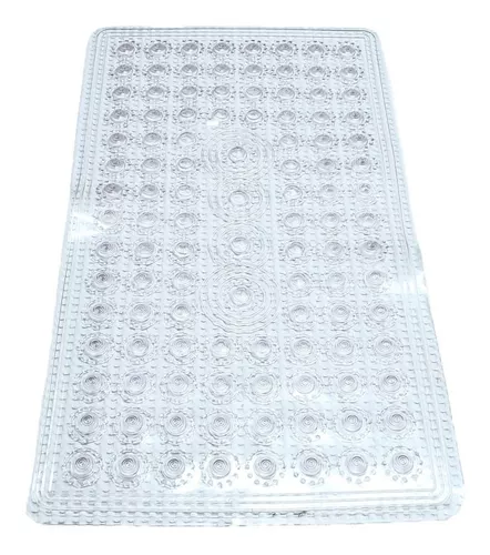 Alfombra Antideslizante Pvc Para Baño Rectangular