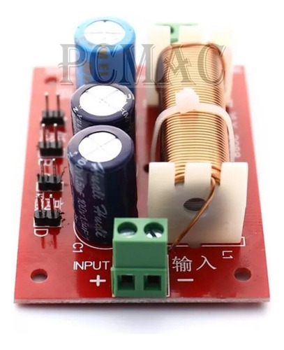 400w Ecualizador Crossover 2 Vías Ajustable