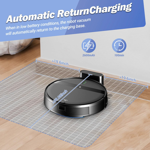 Robot Aspirador Y Trapeador Combinado Wifi Alexa Mmg