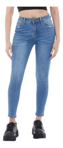 Jeans Para Dama Estilo Casual Pantalón Skinny Estilo Casual