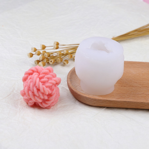 Molde De Vela De Silicona 3d Para Velas De Bricolaje Y Jabón