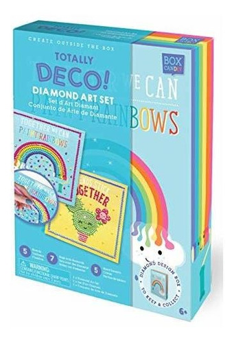 Totally Deco Rainbow Diamond Dazzling Gems Art Set En C...