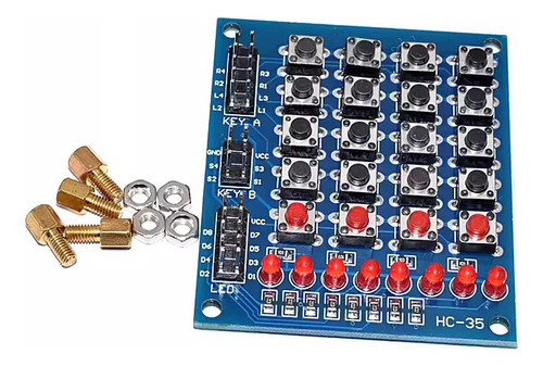 Teclado De Matriz De Desplazamiento Led Para Arduino