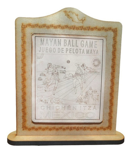 Imagen 1 de 2 de Cuadro Juego De Pelota Chichen Itza De La Cultura Maya