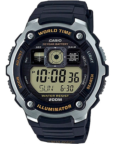 Relógio Casio Masculino Digital Ae-2000w-9avdf