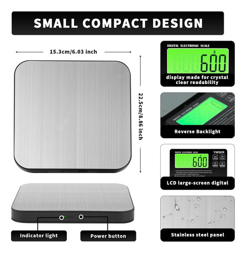 Escala De Alimentos, 33 Lb Gramos De Escala De Cocina De Y 7