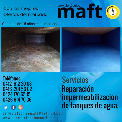 Imagen 2 de 10 de Reparacion Impermeabilizacion Mantenimiento Tanques De Agua
