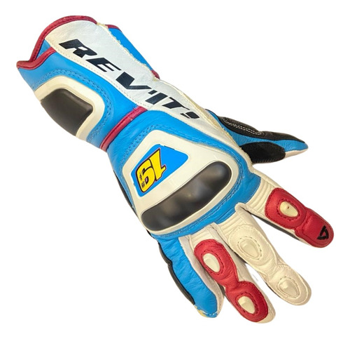 Guantes Moto Pista Alvaro Bautista Original Jerez Revit