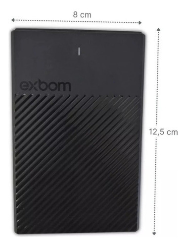 Case Externo Portátil Exbom Cghd-36 2.5 Usb 3.0 - Preto