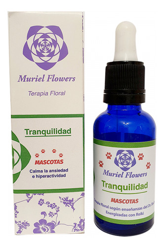 Terapia Floral Tranquilidad Mascotas  30ml Muriel Flowers