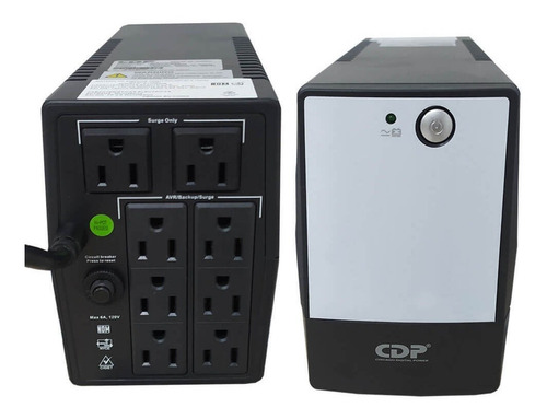 UPS Chicago Digital Power R-Series R-UPR758 750VA entrada y salida de 120V CA negro